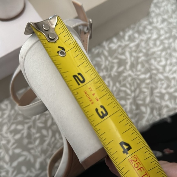 Brass Plum Ivory Strappy Heels with Buckle - Picture 6 of 6